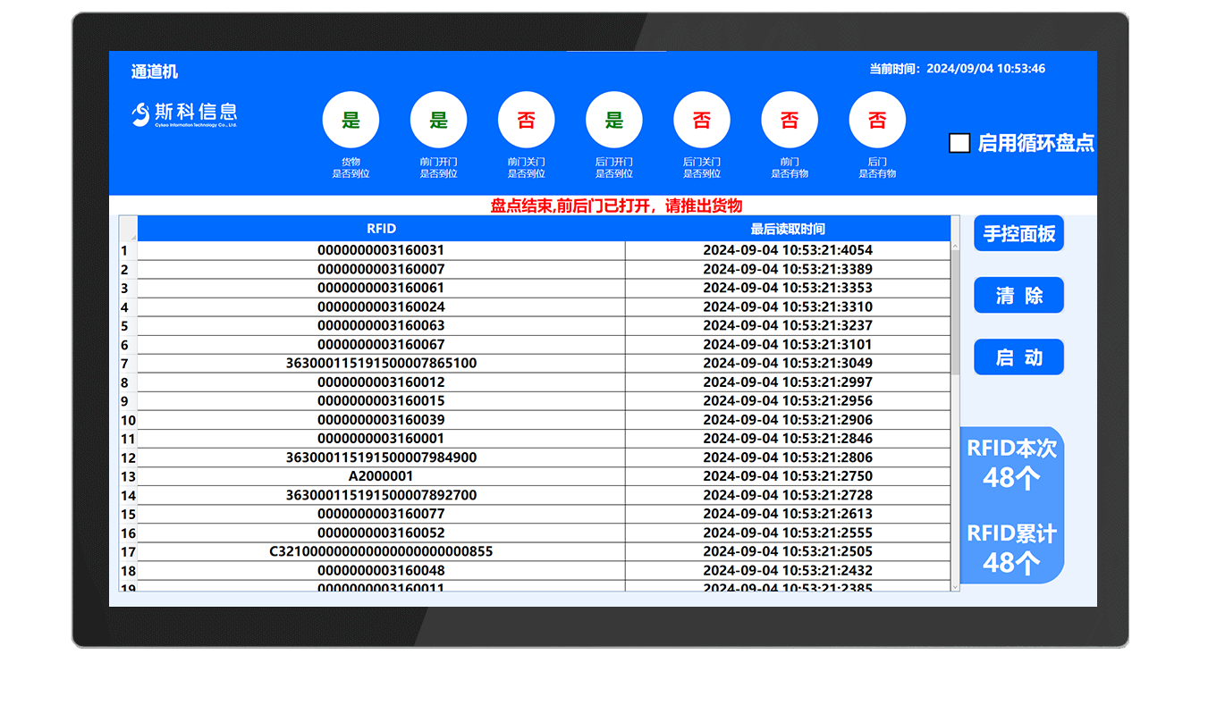 CK-TP4 RFID超高频盘点通道机（images 29）