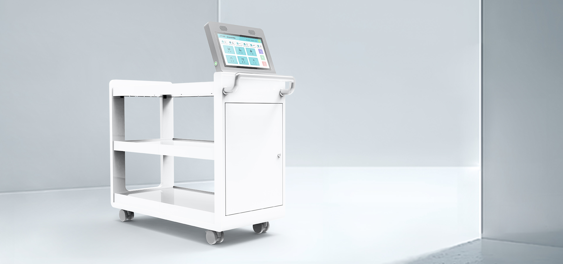 UHF RFID
醫(yī)療智能盤點(diǎn)車系列