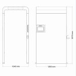 CK-T8C 立式RFID识别门禁（images 7）