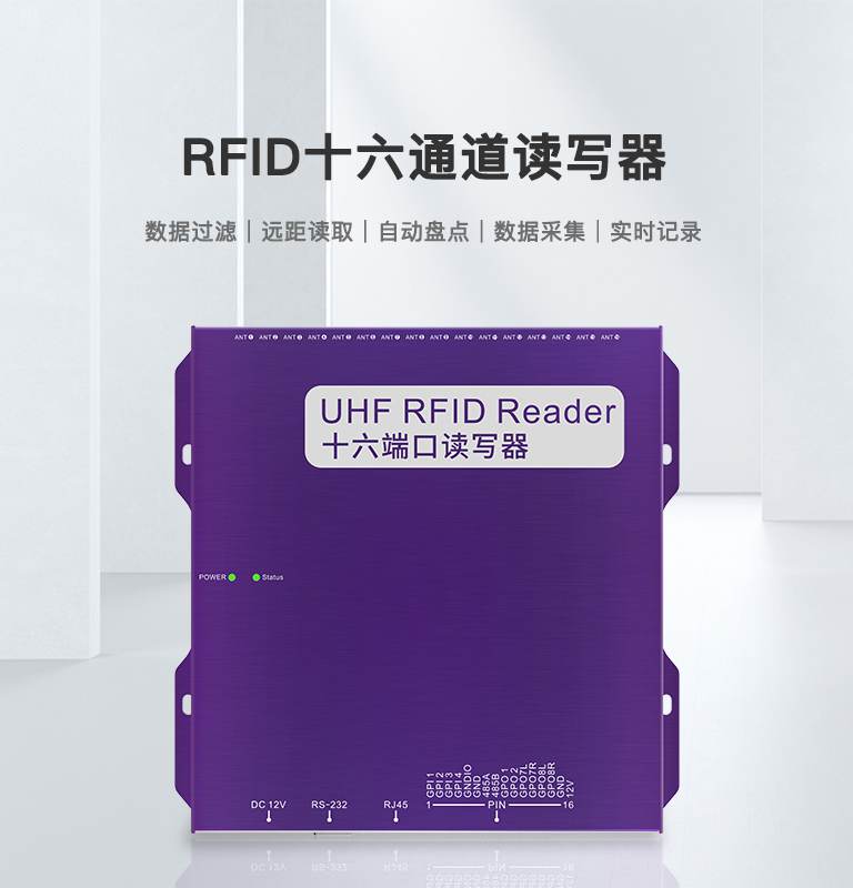 CK-R16L 十六通道RFID读写器（images 1）