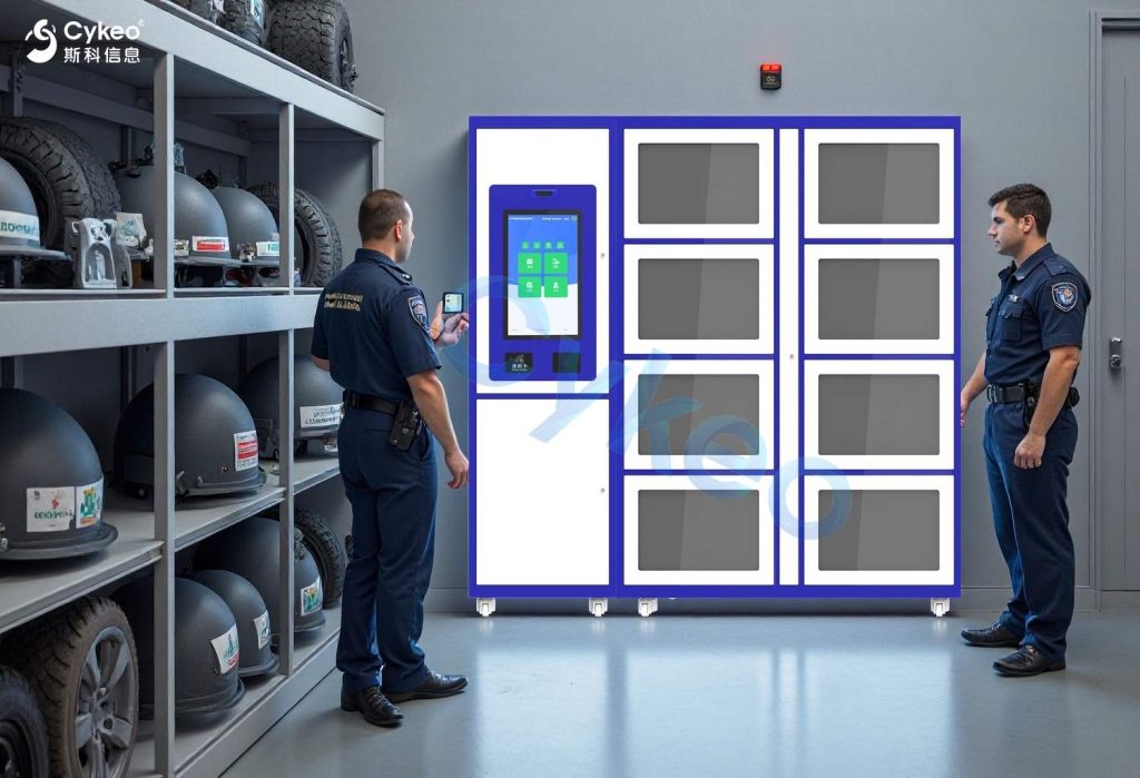 交警RFID智能装备柜：催泪喷射器/手铐等10类器械使用记录实时上传（images 1）