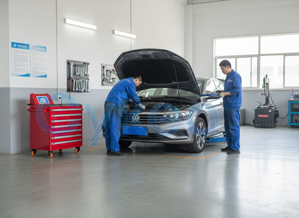 汽车维修间如何选购RFID智能工具车提升效率？（images 1）