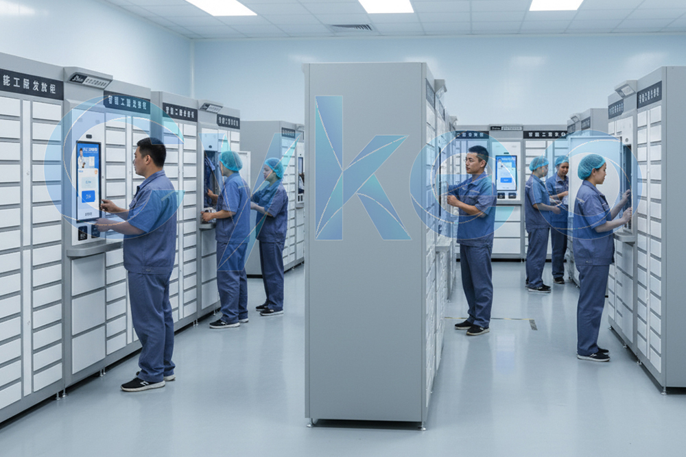 智能工廠更衣區推薦安裝哪類RFID智能儲物柜？選型...